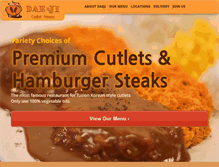 Tablet Screenshot of daejifood.com